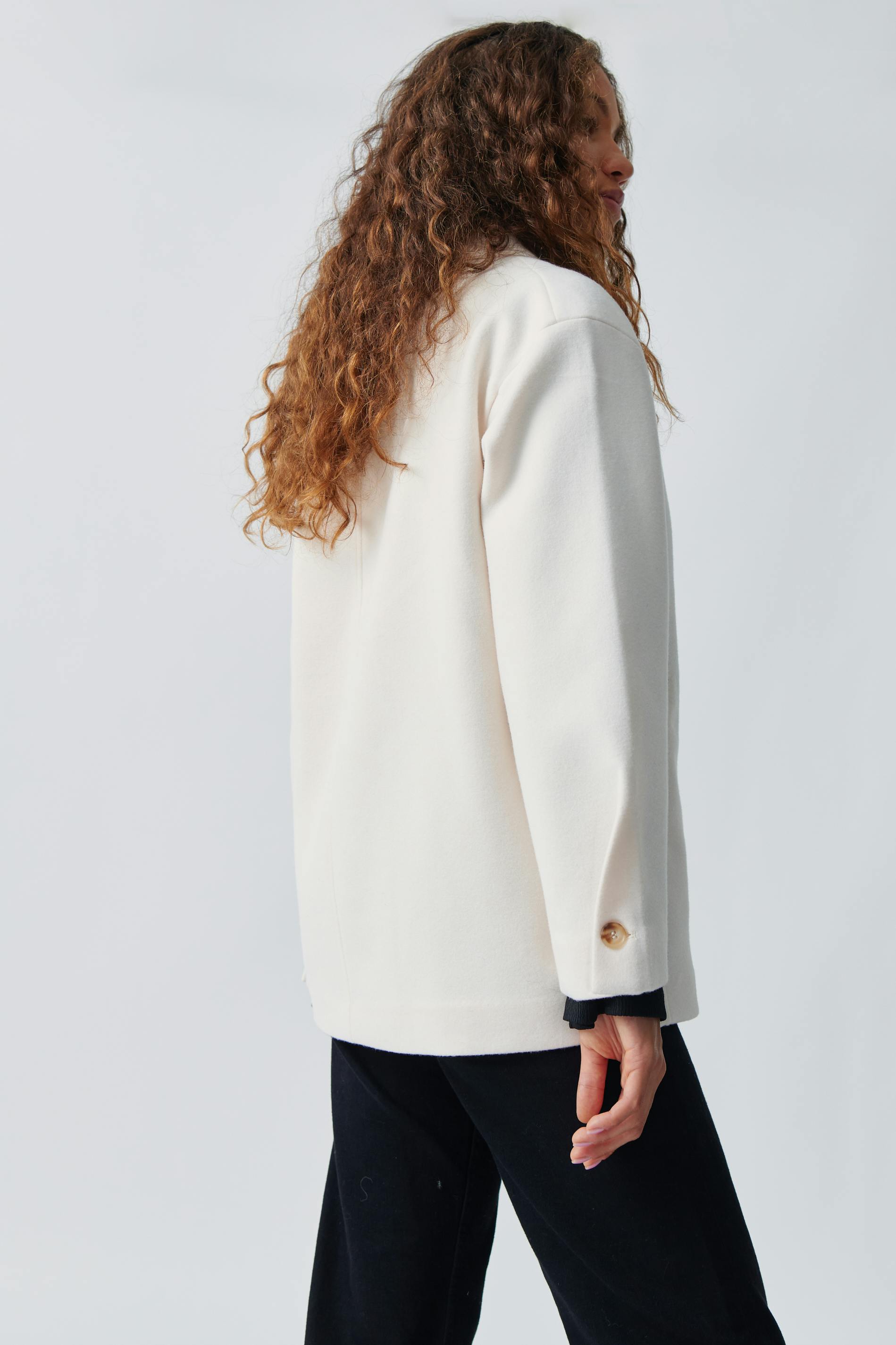 Short double breasted coat