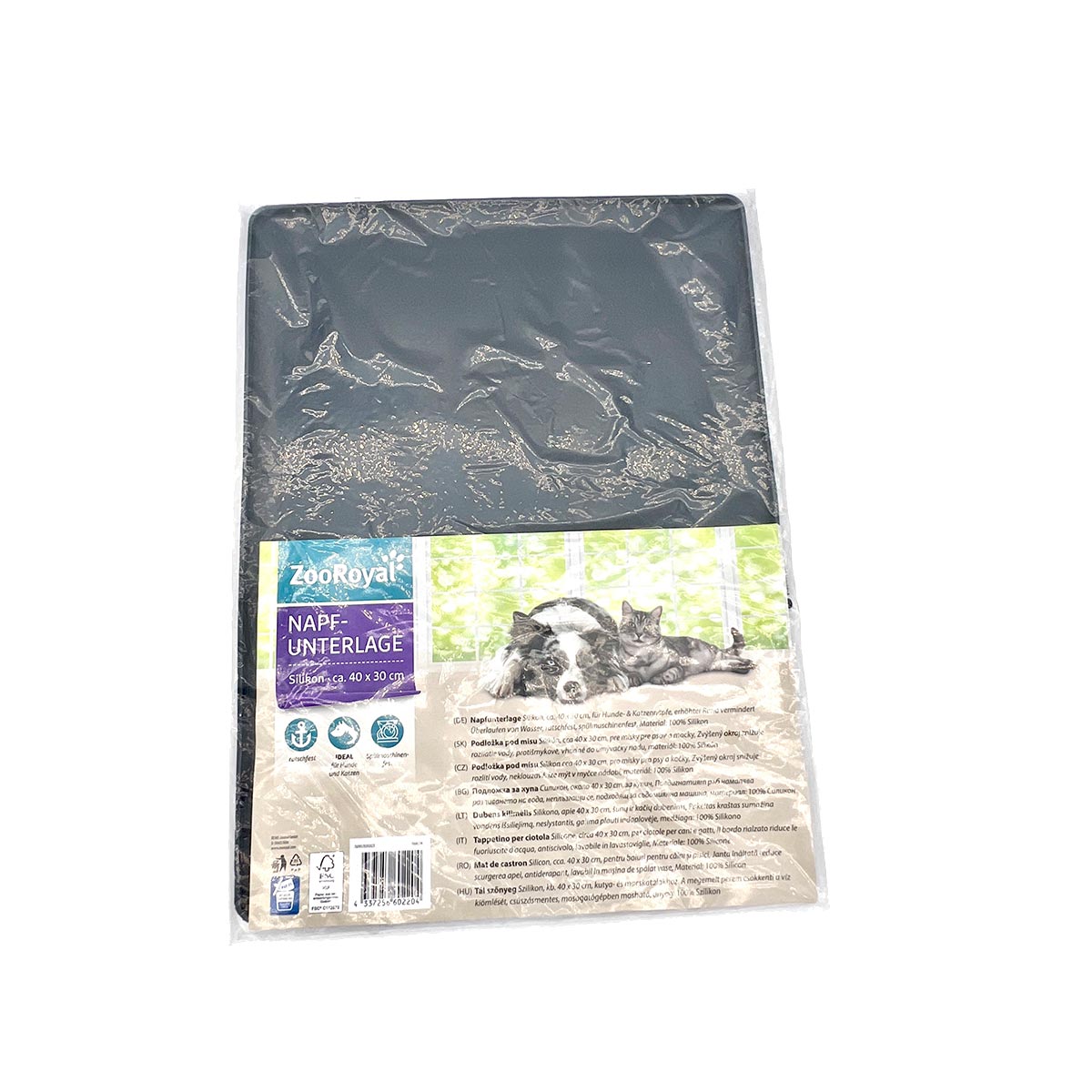 ZooRoyal Napfunterlage grau 40x30 cm günstig kaufen