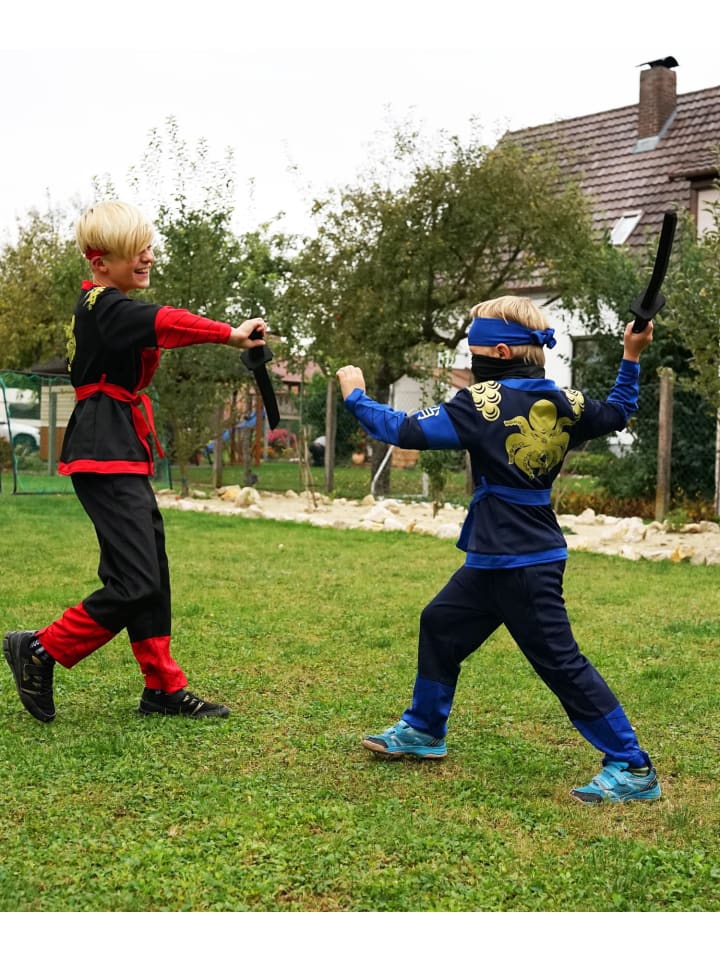 Corimori Ninja Kostüm für Kinder mit Schwert in Rot günstig kaufen