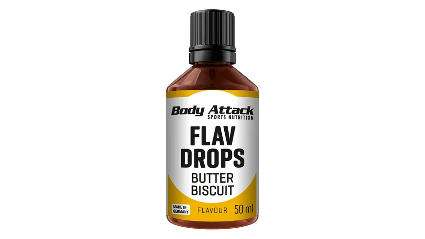 Body Attack Flav Drops Butter Biscuit 50 ml