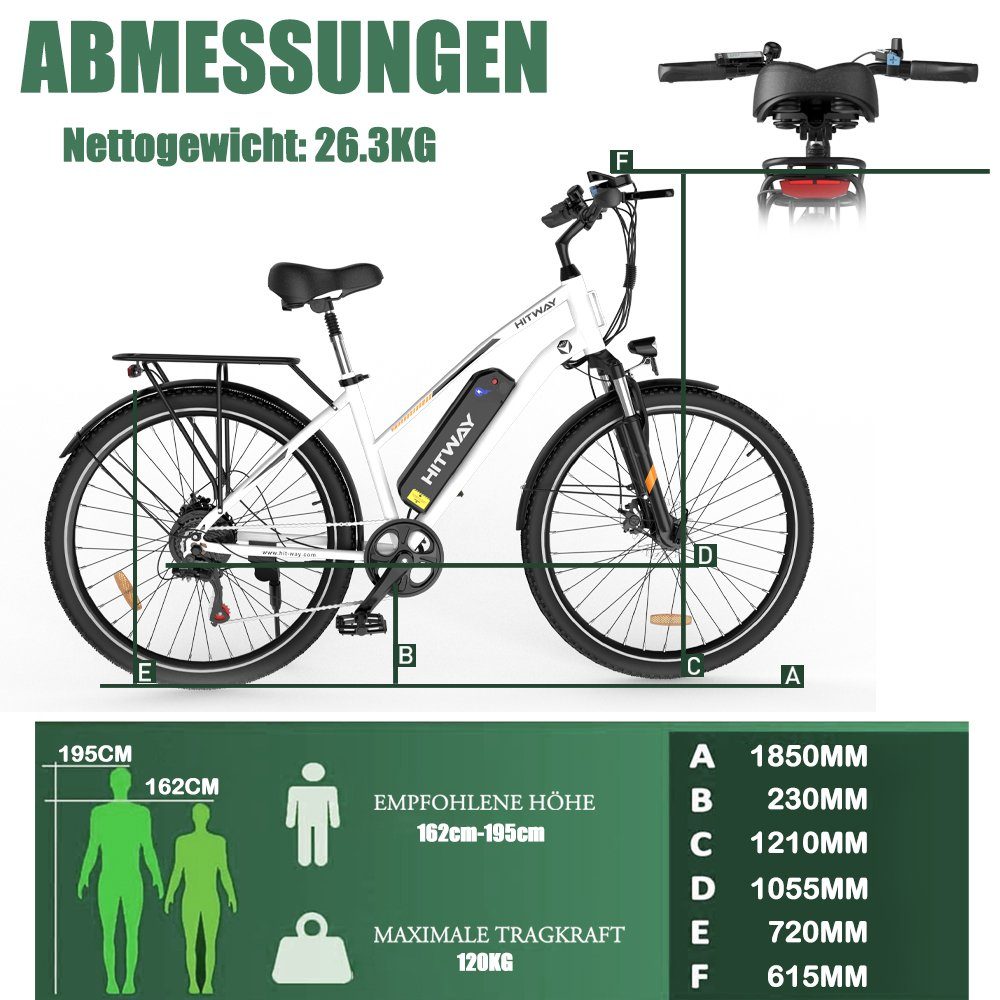 HITWAY E-Bike 28