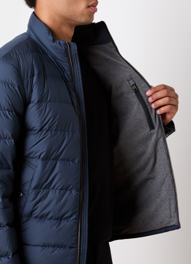 Woolrich Microfiber quilted jacket with down filling and side pockets