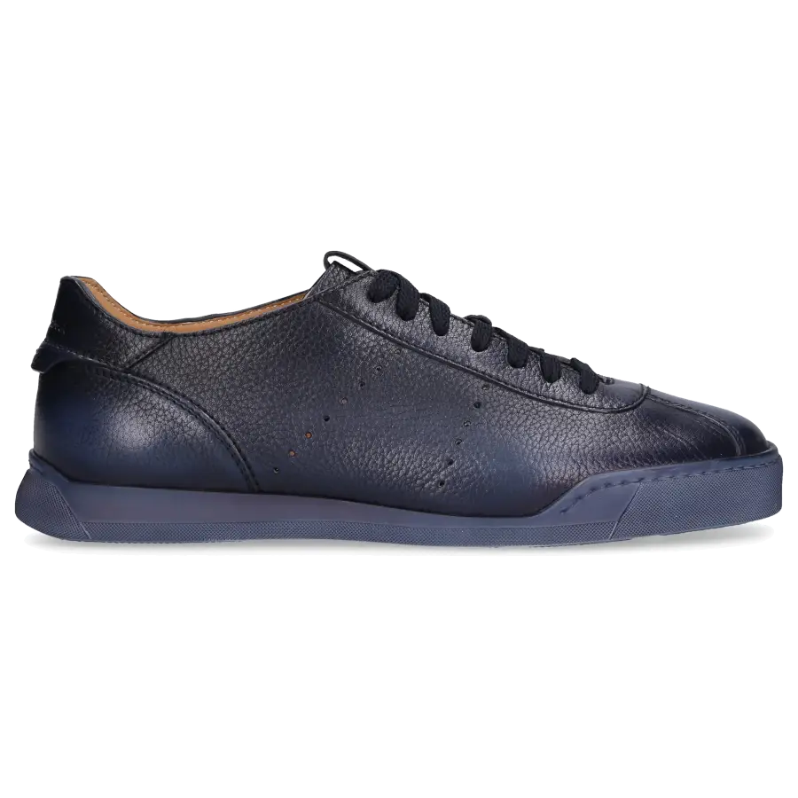 Santoni - Sneaker low 21322 Kalbsleder - blau