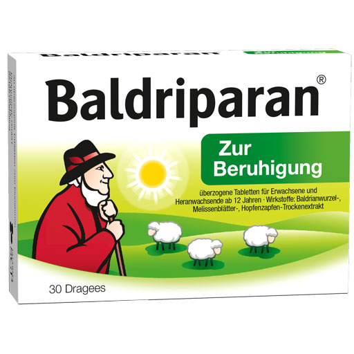 BALDRIPARAN zur Beruhigung überzogene Tabletten  30 St  Tabletten, überzogen
