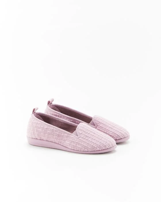 Ballerines velours gaufré Thermolactyl