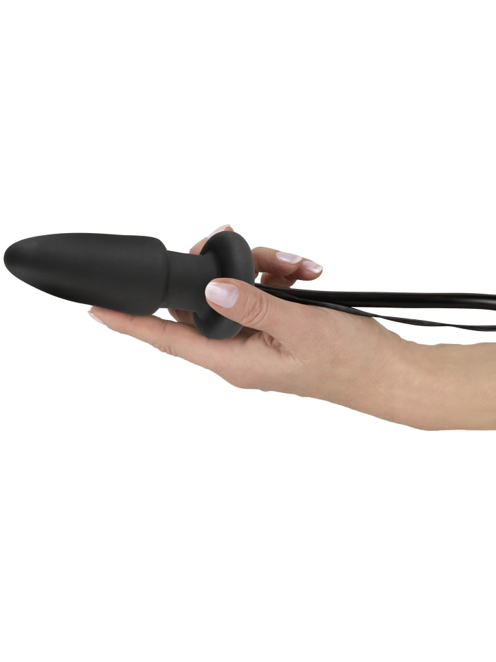 You2Toys aufblasbarer Analplug Inflatable Vibrating Butt Plug in schwarz günstig kaufen 12,2 cm