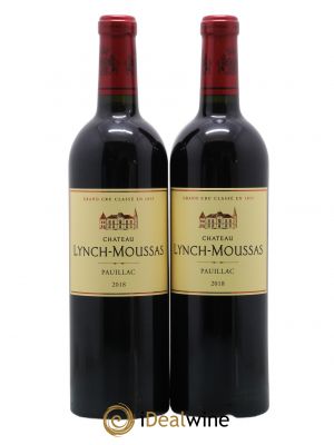 Château Lynch Moussas 5ème Grand Cru Classé  2018 - Lot de 2 Bouteilles