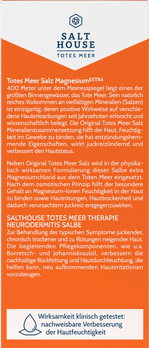 Pflegecreme Neurodermitis Salbe Totes Meer Therapie, 75 ml