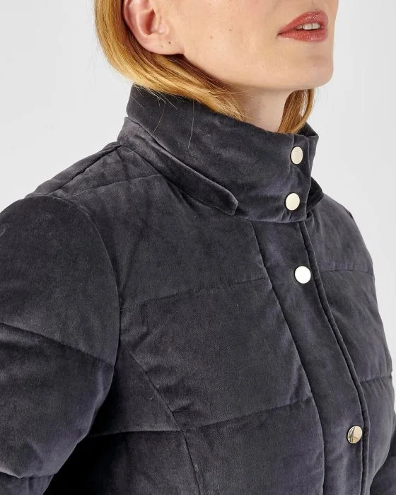 Parka chaude en velours Thermolactyl
