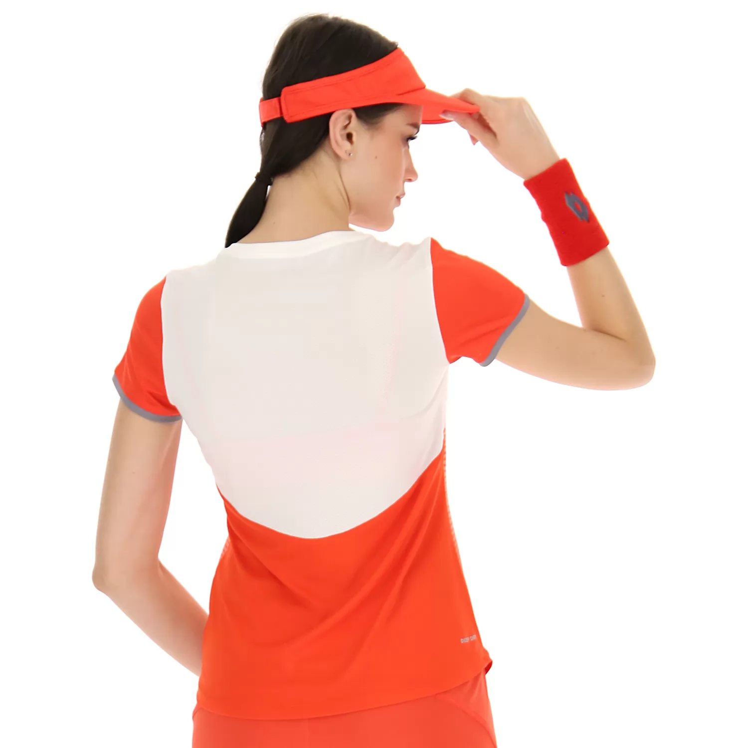 TOP W IV TEE 2 ČERVENÝ MÁK/ZÁŘIVĚ BÍLÝ