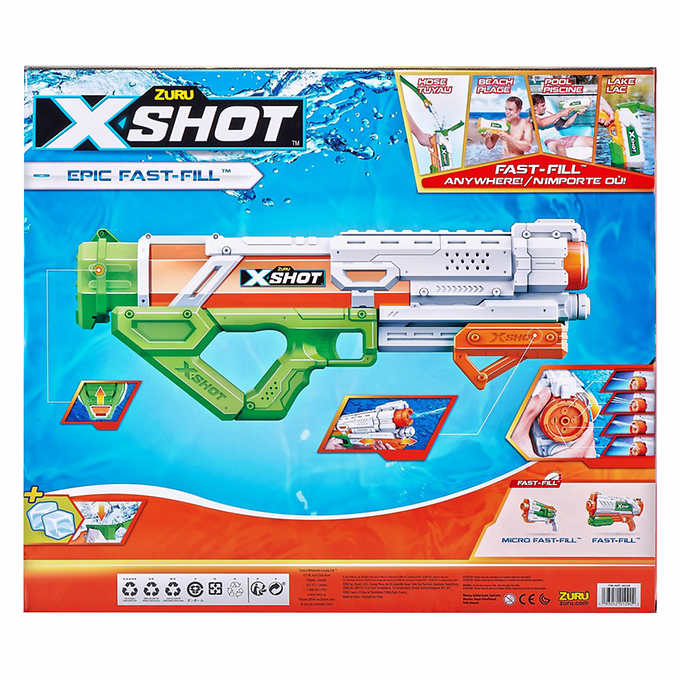 Zuru X-Shot Epic Water Blaster 2-pack