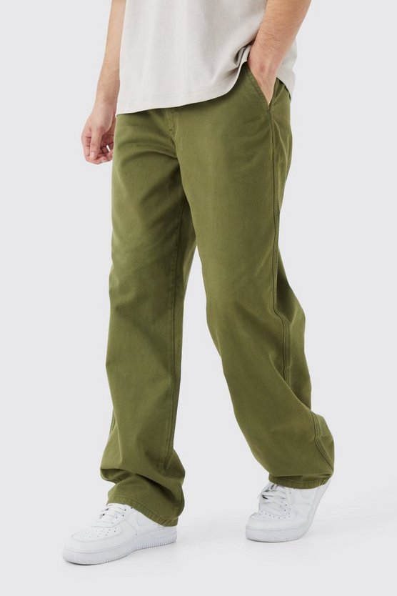 Tall lockere Chino-Hose