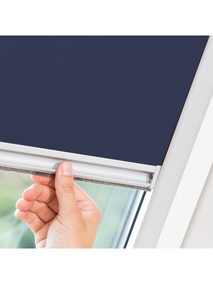 Lichtblick Dachfensterrollo in Blau günstig kaufen