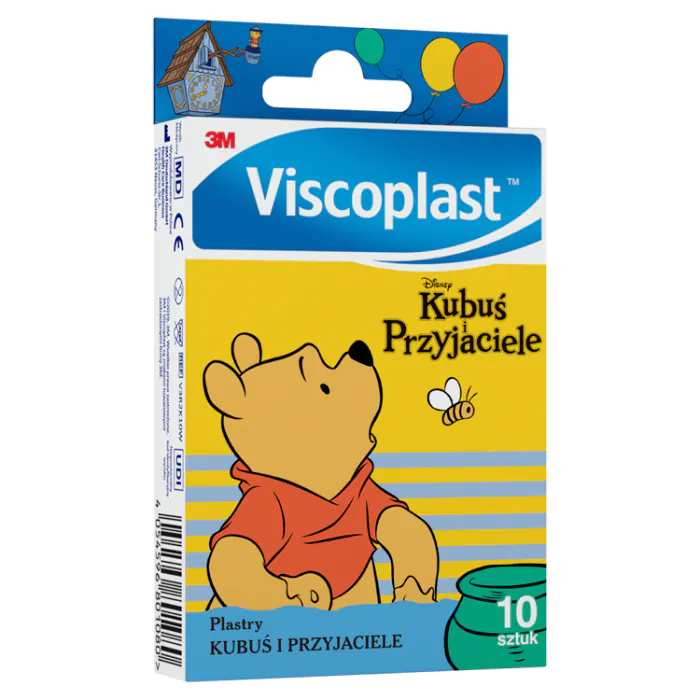Curativos Viscoplast Winnie the Pooh e Amigos, para crianças