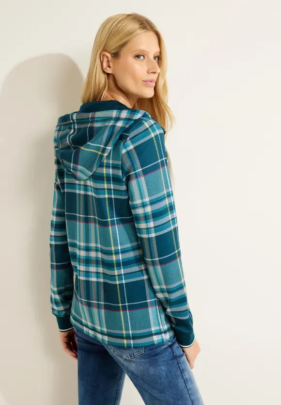 CECIL Sportive Print Sweatjacke
