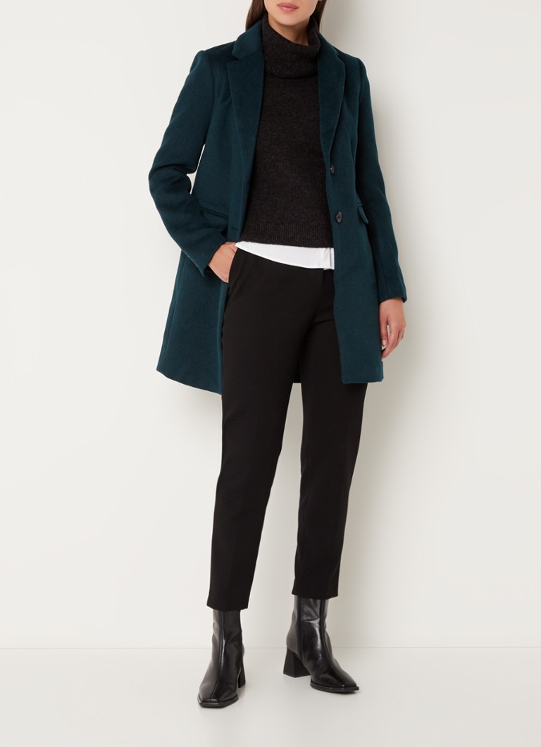 Phase Eight Lydia coat in wool blend and flap pockets