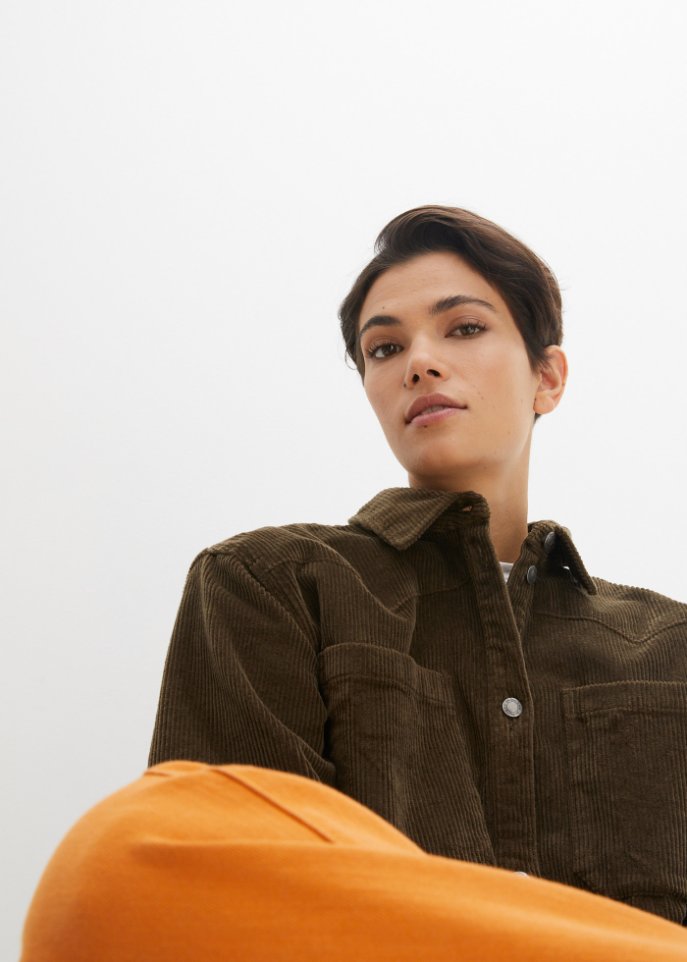 Cord-Shaket, oversized