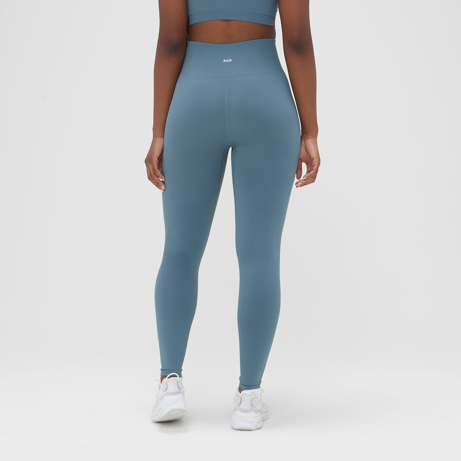Legging sans coutures délavé MP pour femmes – Bleu galet