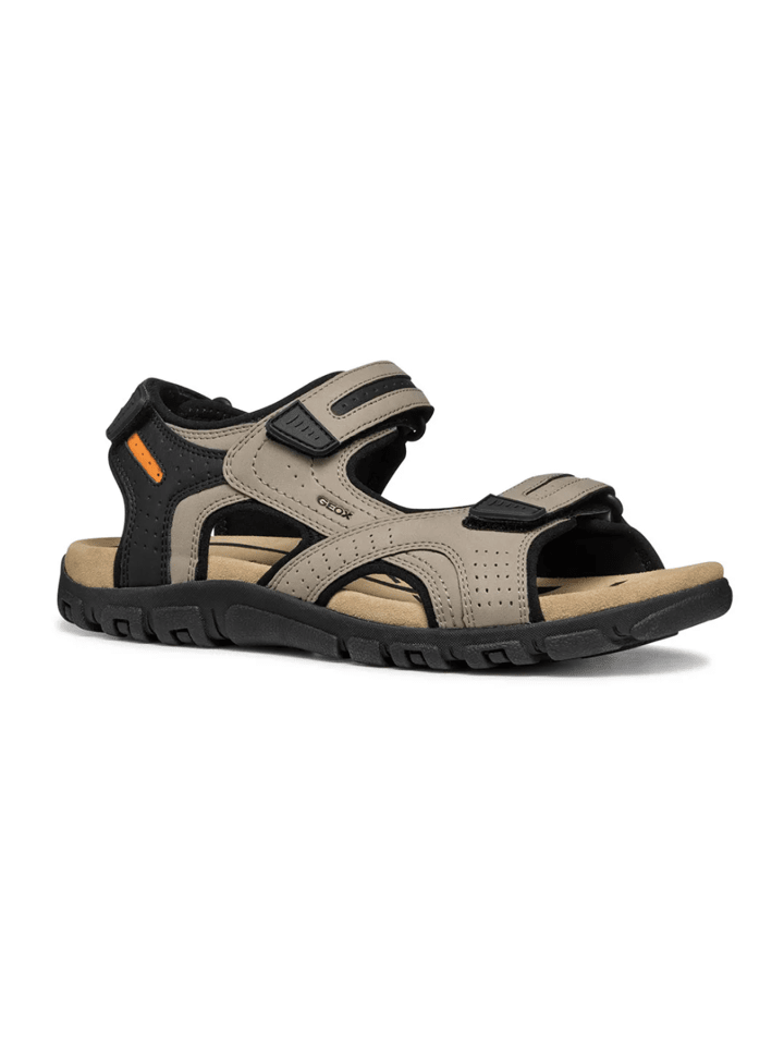 Geox Klassische Sandale U S.StRADA D-NBK SYNT.LEA in braun günstig kaufen