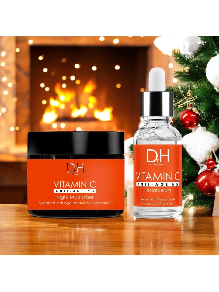 Skinchemists Vitamin C Gesichtsserum 30ml   Vitamin C Nachtcreme gegen Hautalterung 60ml günstig kaufen onesize