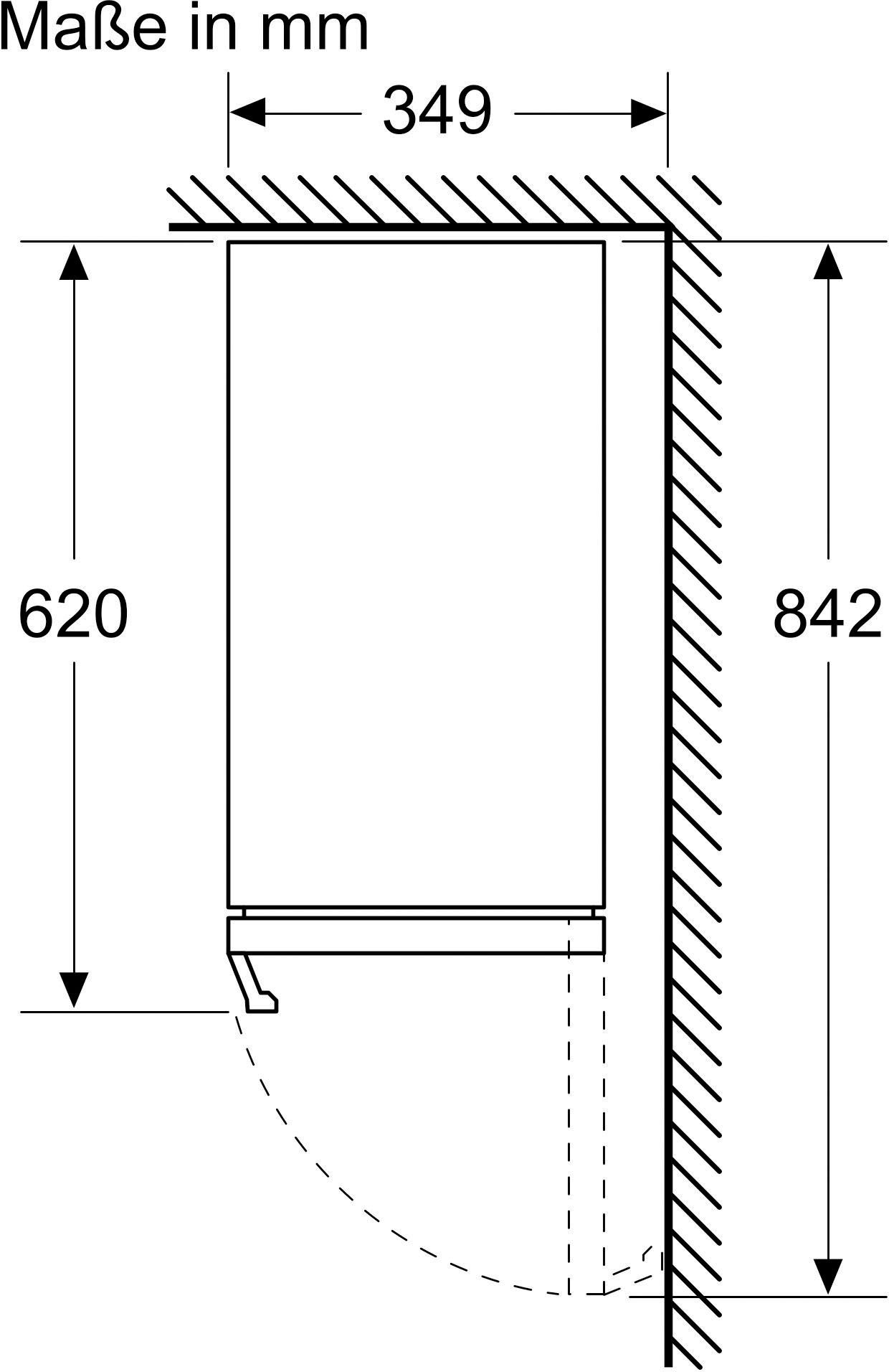 BOSCH Weinkühlschrank KUW20VHF0, für 21 Standardflaschen á 0,75l