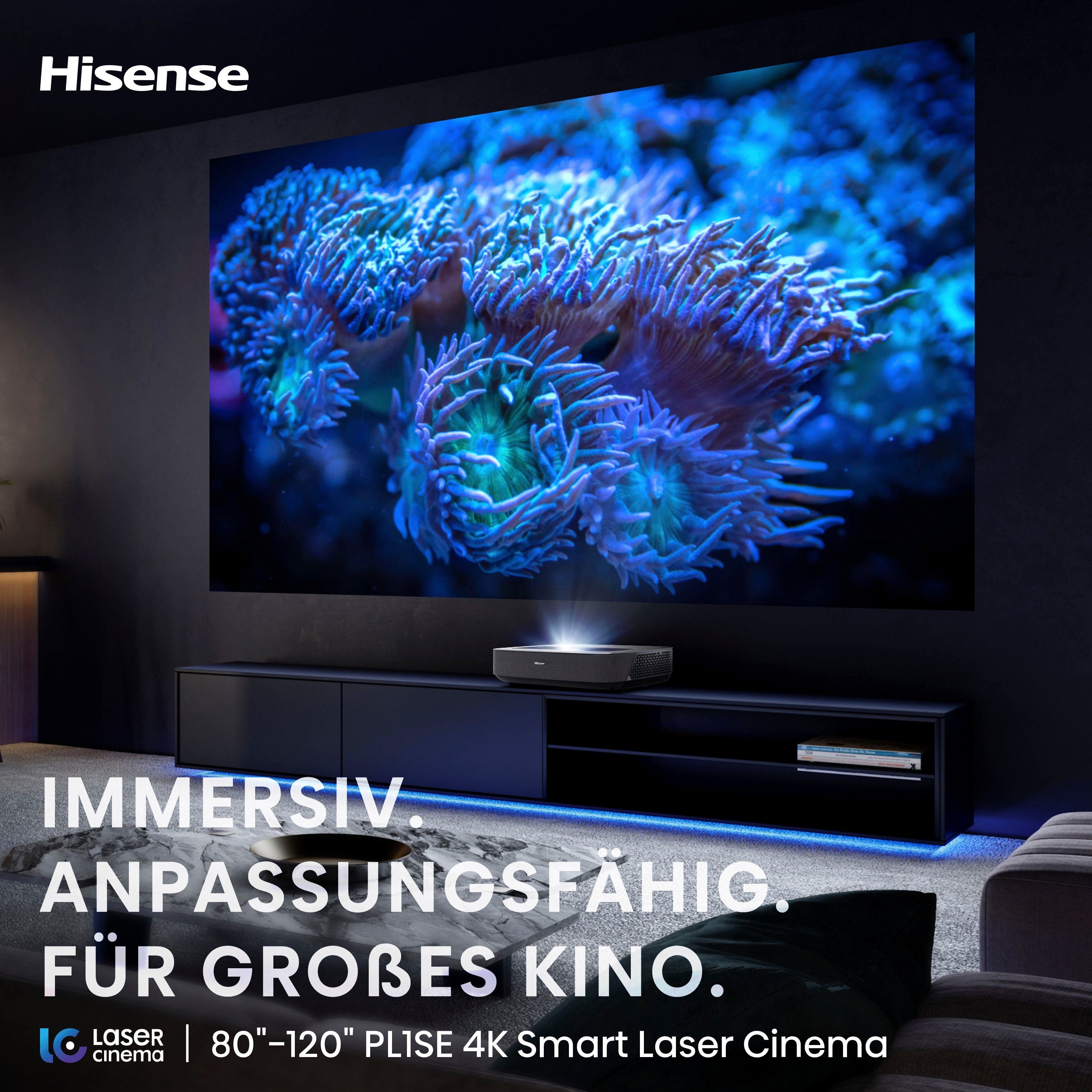 Hisense PL1SE Beamer (2100 lm, 3840 x 2160 px)