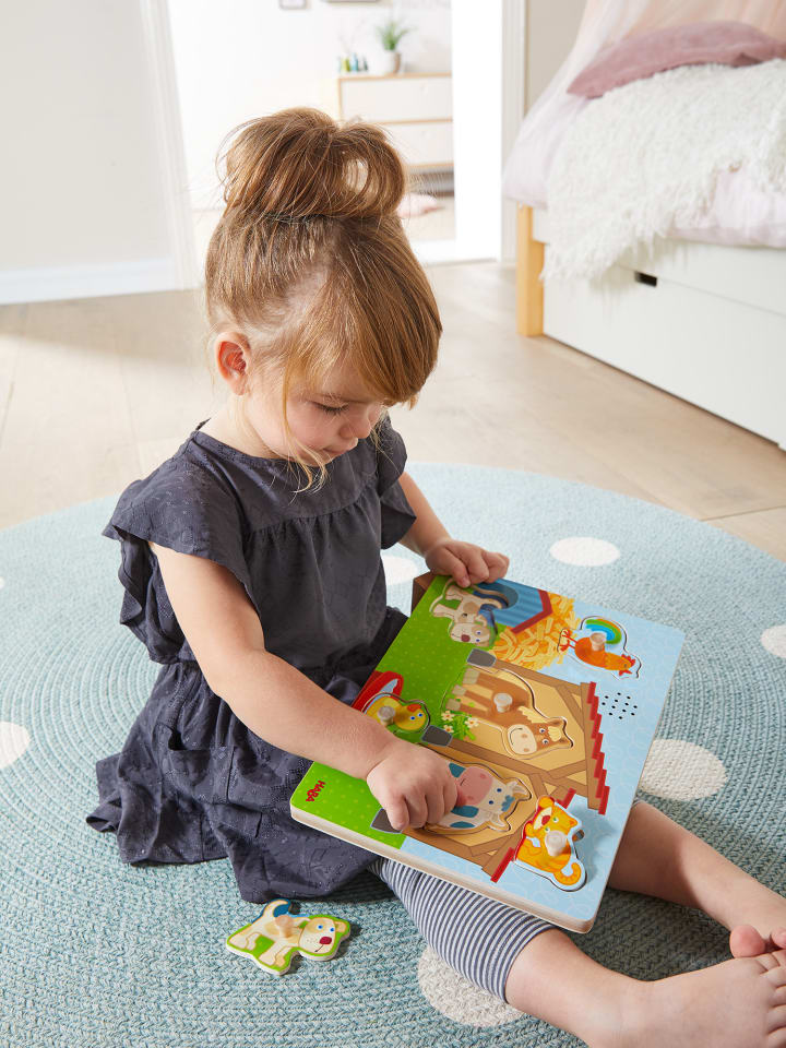 Haba Puzzle Sound-Greifpuzzle Auf dem Land in mehrfarbig günstig kaufen onesize