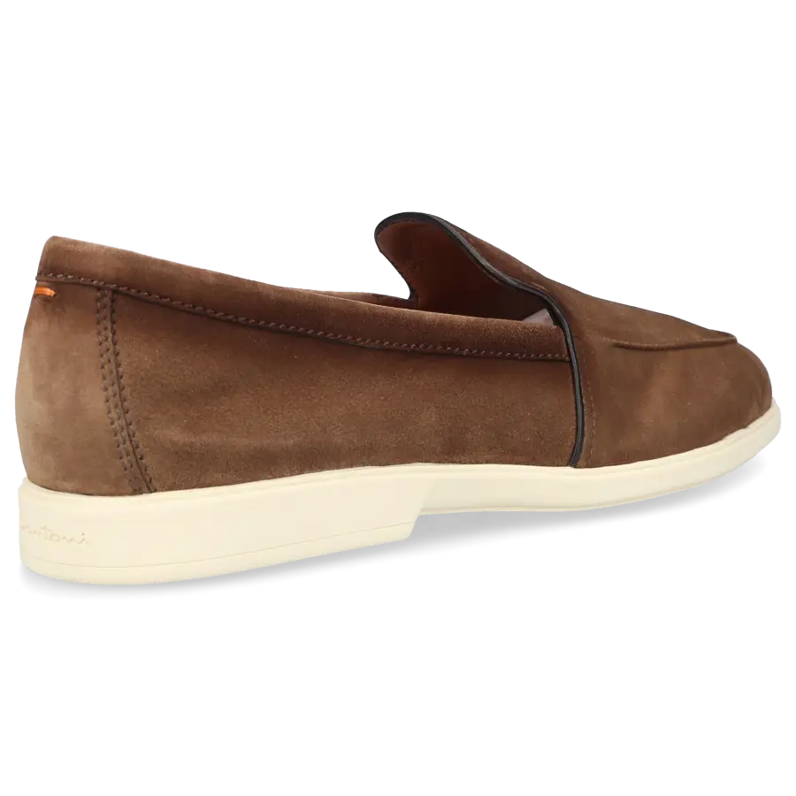 Santoni - Loafer 18829 Veloursleder - braun