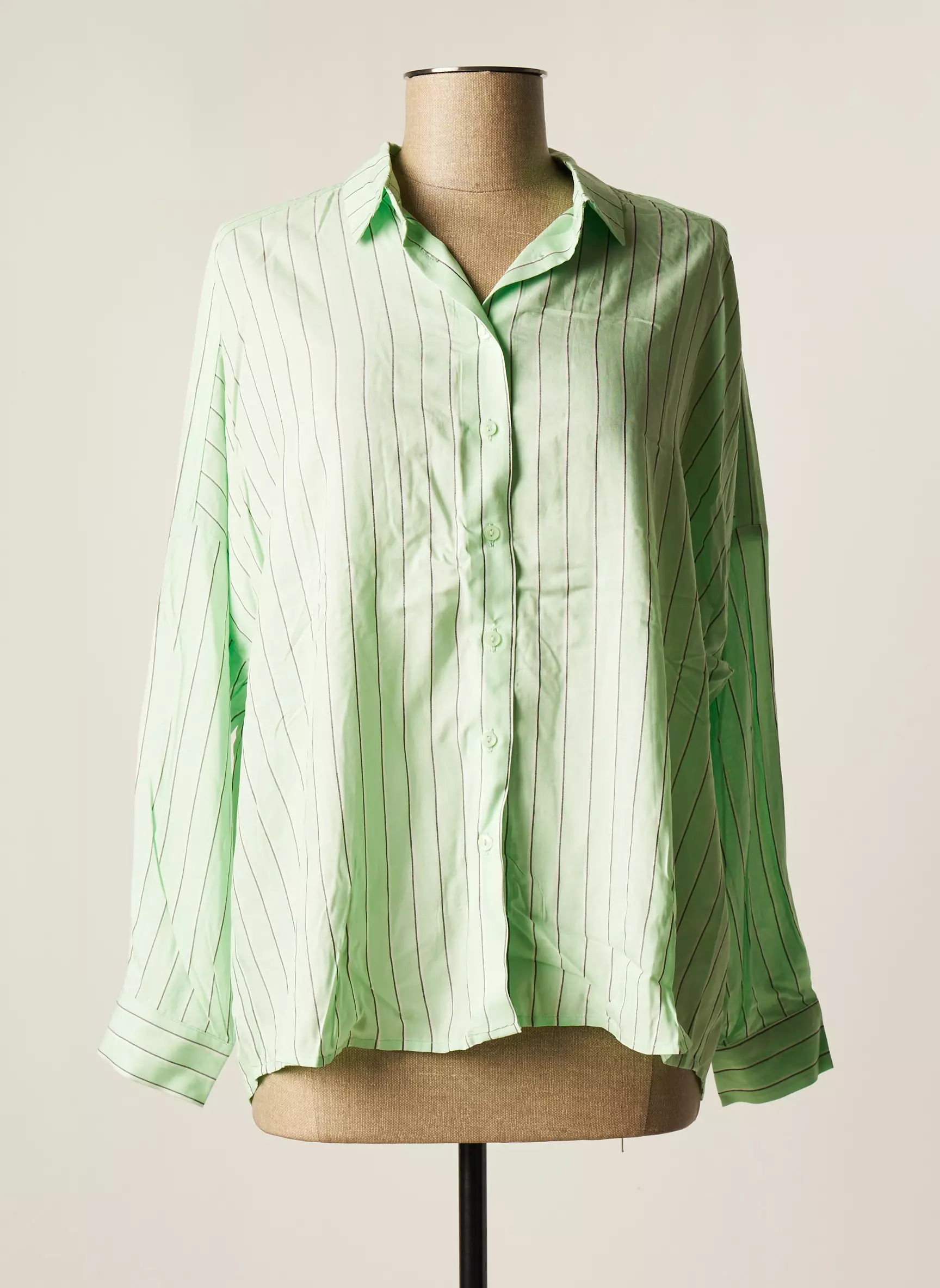 Grace Mila Chemisiers Femme couleur vert