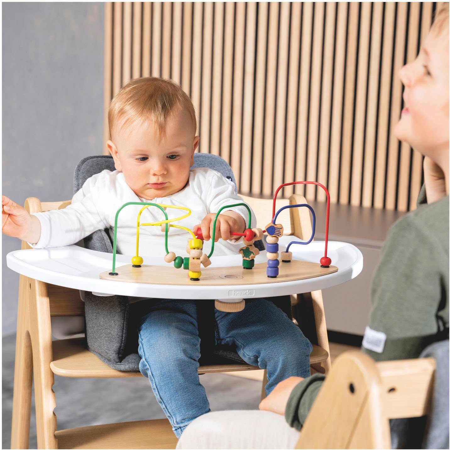 Hauck Hochstuhltablett Arketa Play Tray, White, Kunststoff
