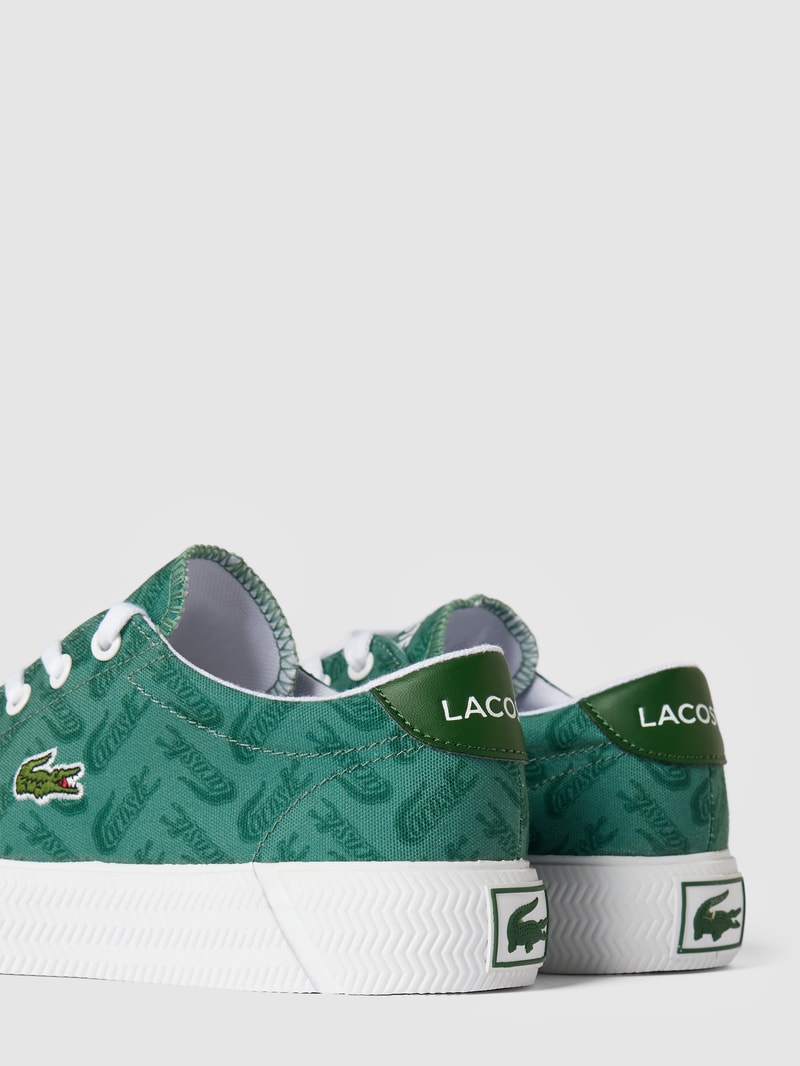 Sneaker mit Allover-Print Modell 'GRIPSHOT' in dunkelgrün