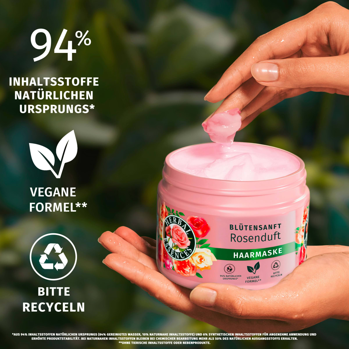 Haarmaske Blütensanft Rosenduft, 300 ml