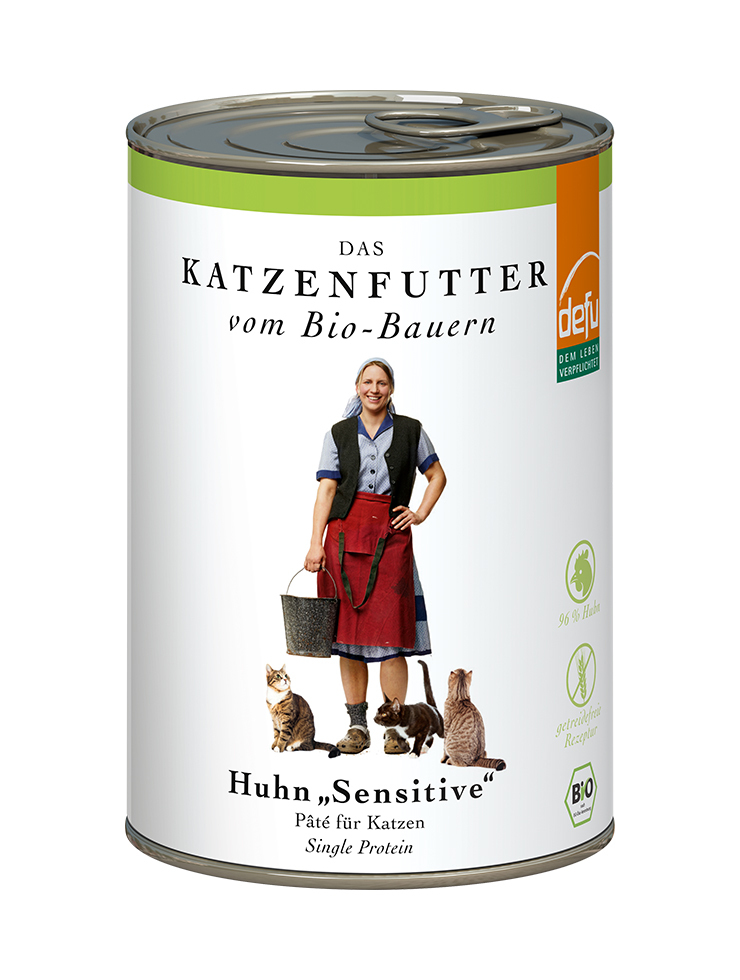 Defu Nassfutter Defu Paté 12x410g Huhn