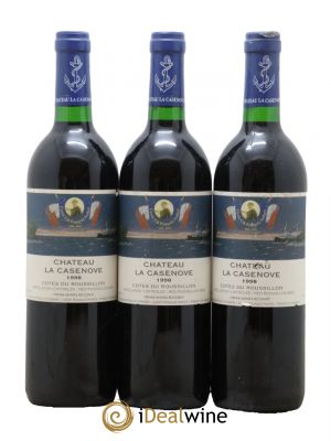 Côtes du Roussillon Cuvée Cdt François Jaubert Ch. La Casenove 1998 - Lot de 3 Bouteilles