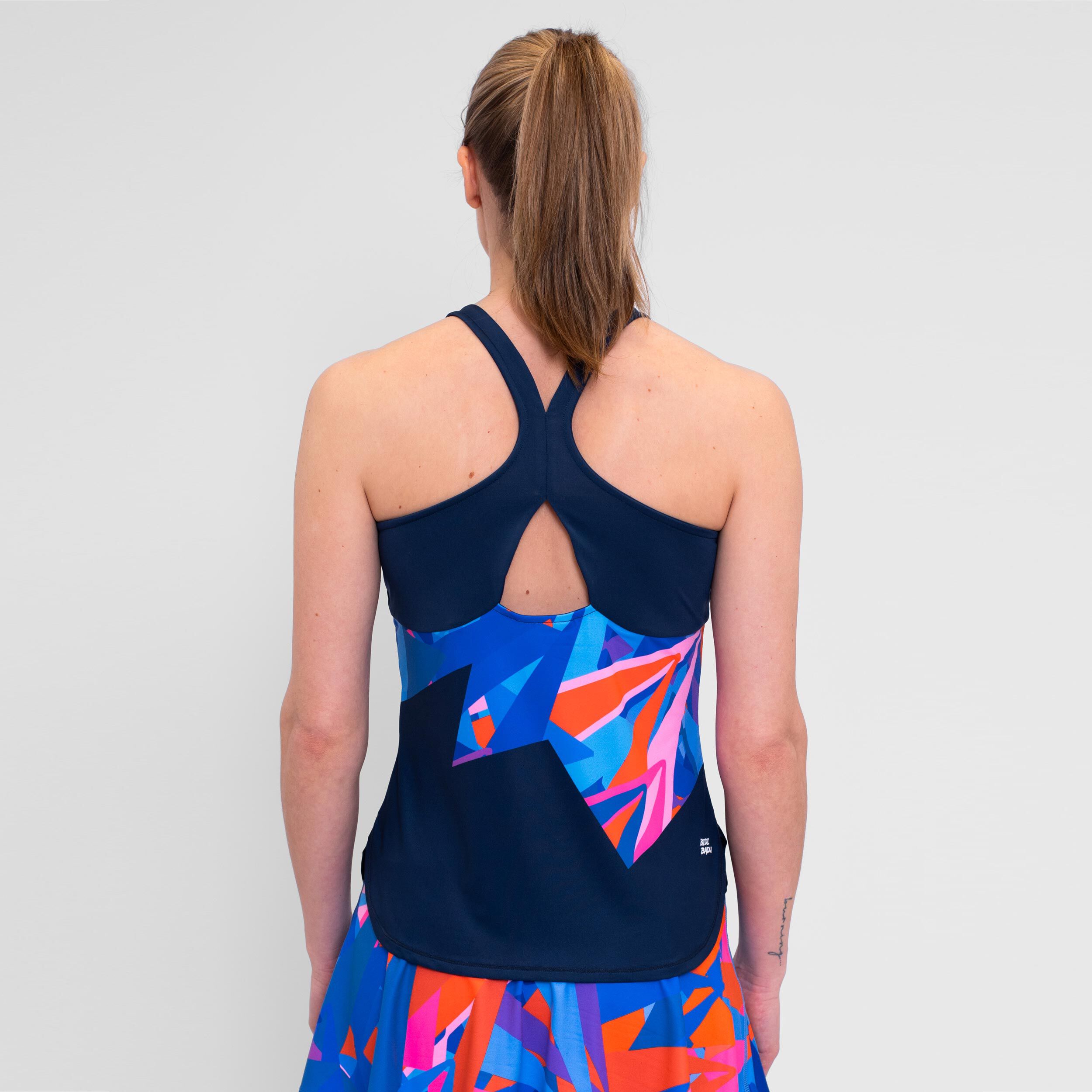 Spike Tank-Top Damen - Dunkelblau, Mehrfarbig