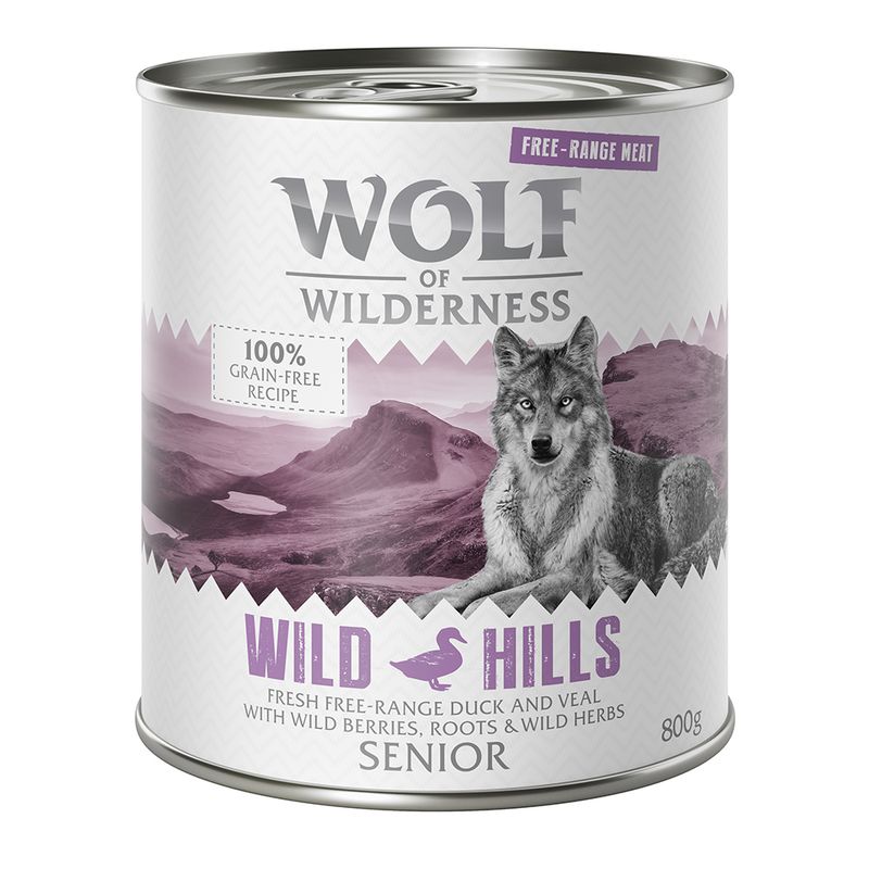 Wolf of Wilderness 'Freiland Fleisch' Senior 6 x 800 g
