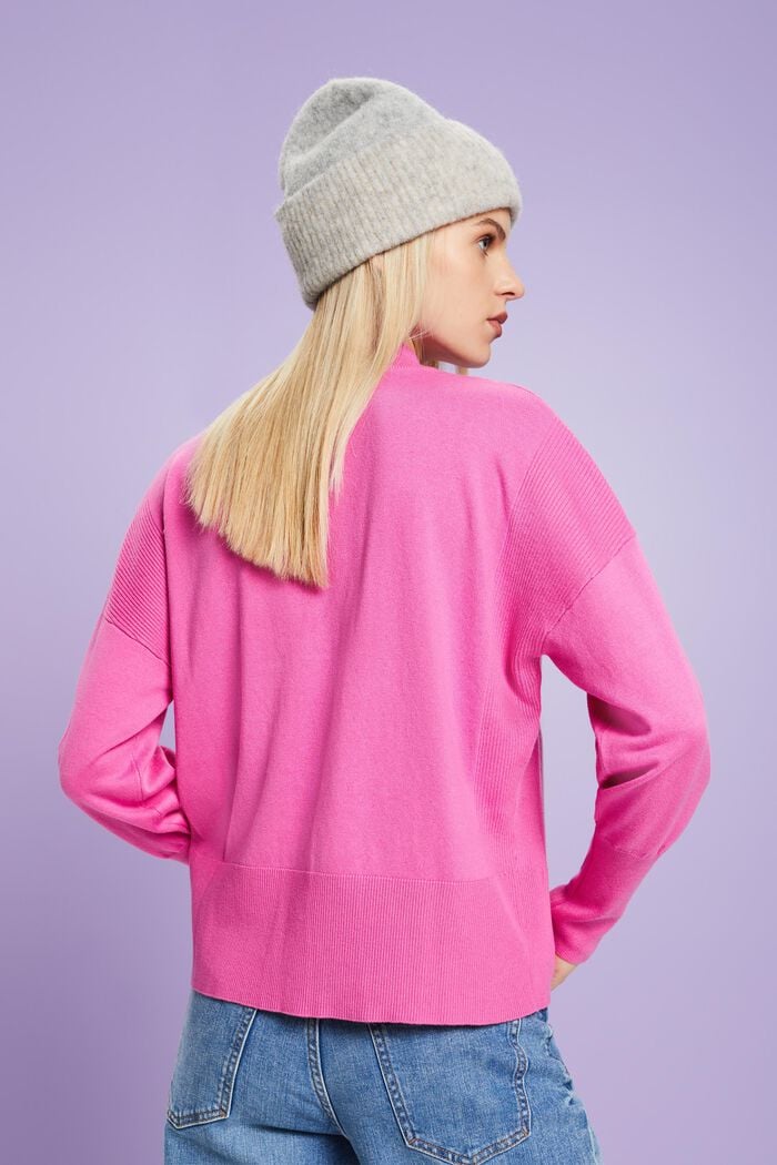 Pullover mit Stehkragen