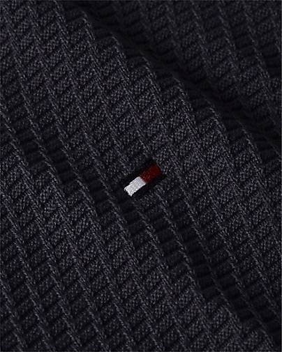 TOMMY HILFIGER Herren Strickpullover RECTANGULAR STRUCTURE CREW