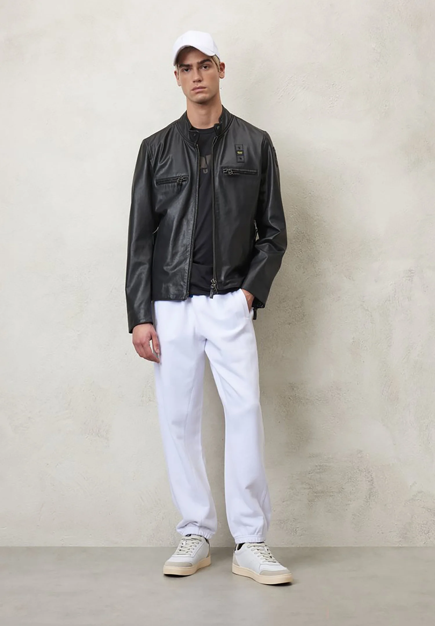 Chaqueta de cuero Blauer