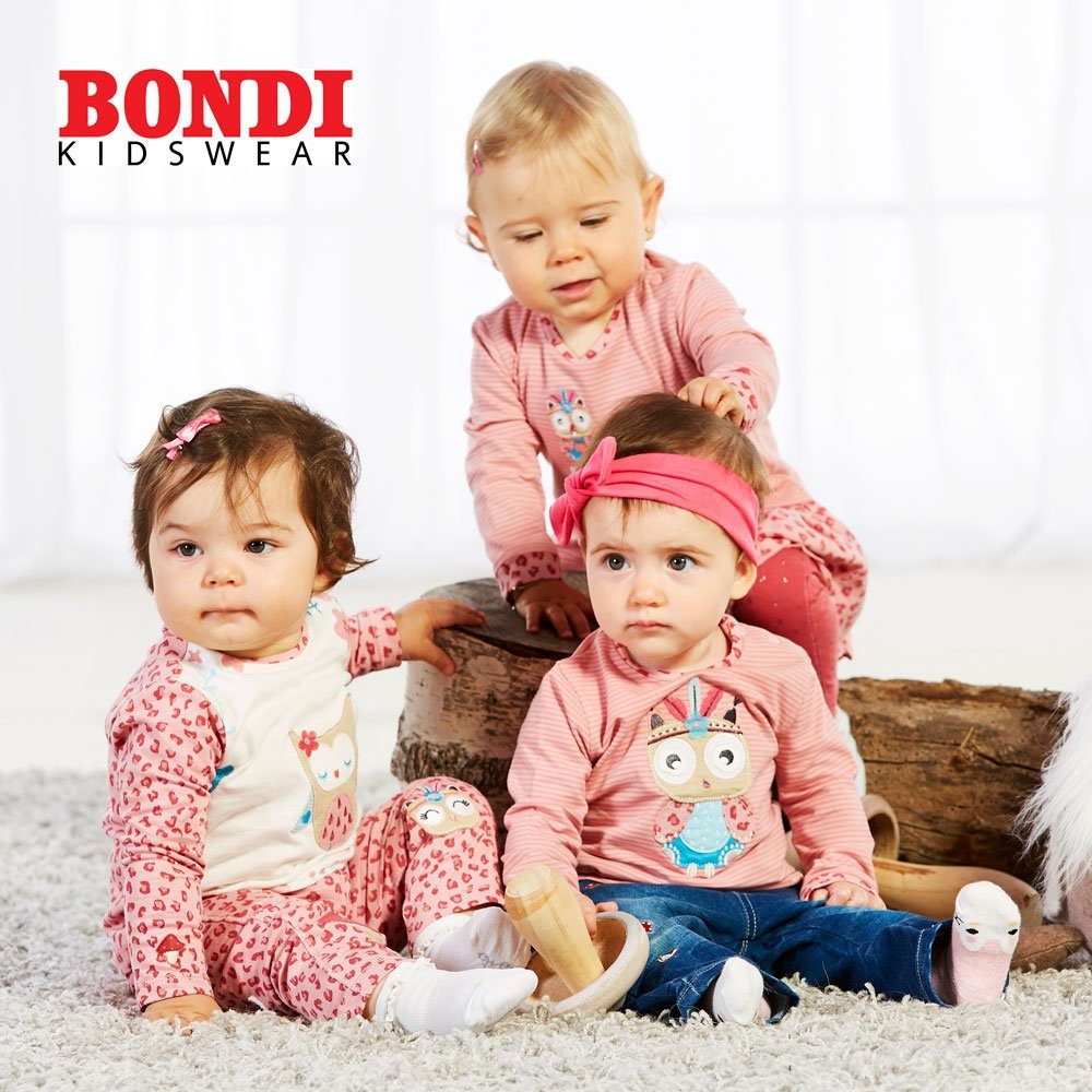 BONDI Trachtenbluse BONDI Baby Mädchen T-Shirt 'Seepferd' 86691, Navy