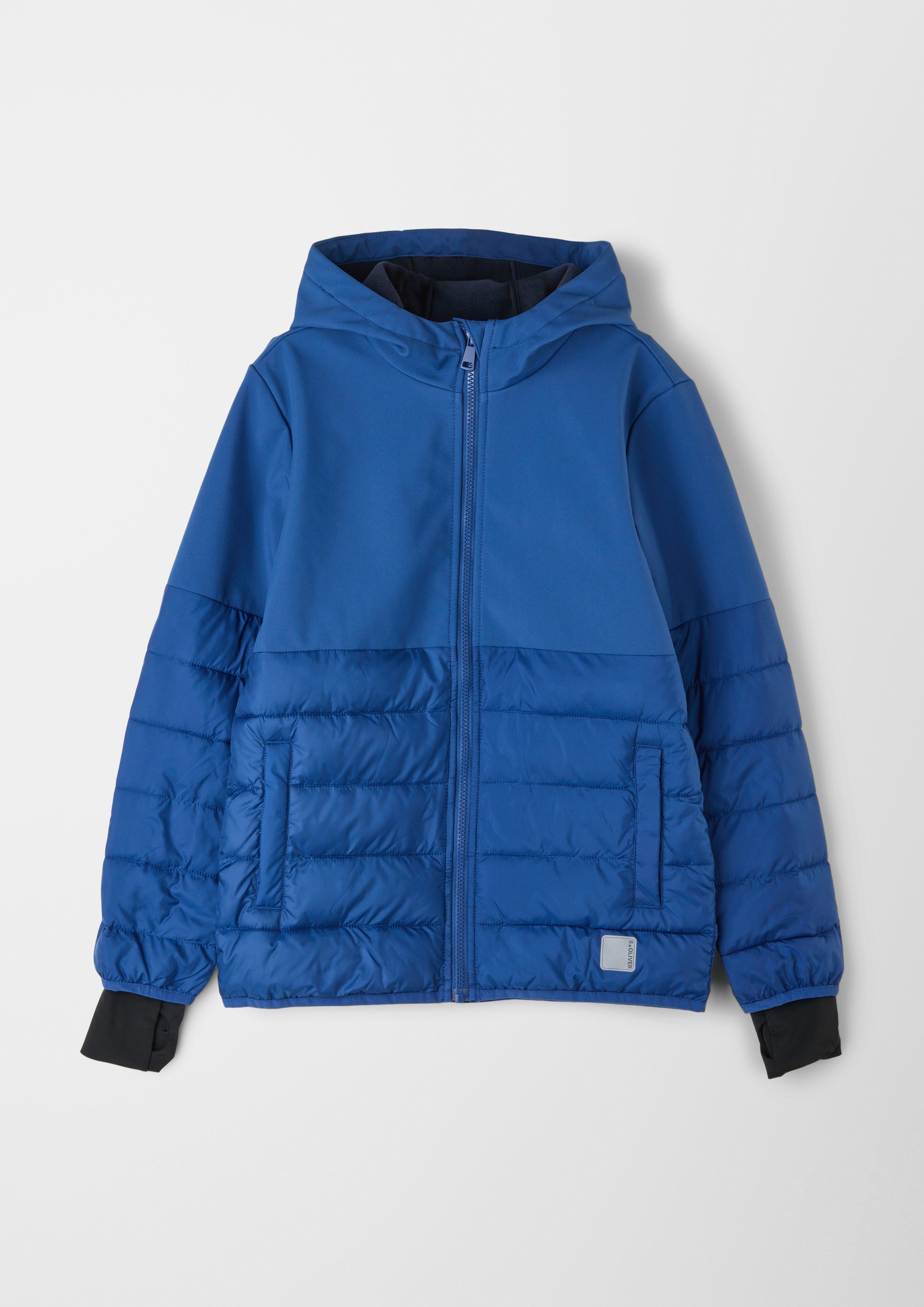 Gefütterte Jacke im Materialmix  2116511-5490