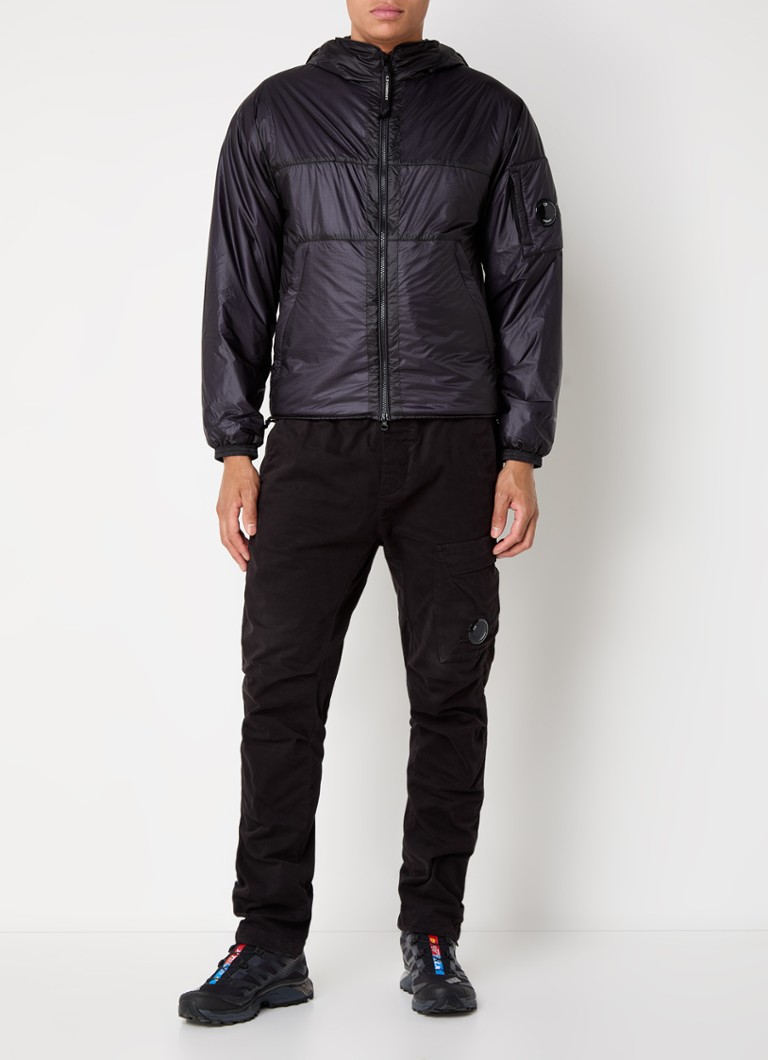 Jaqueta puffer CP Company Nada com bolsos com zíper