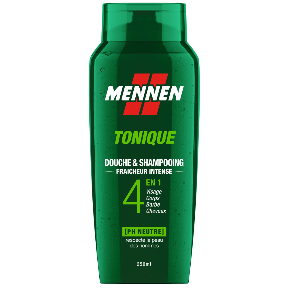 mennen Mennen Douche Tonique 250ml Gel Douche & Shampooing 4 en 1 très frais et parfumé