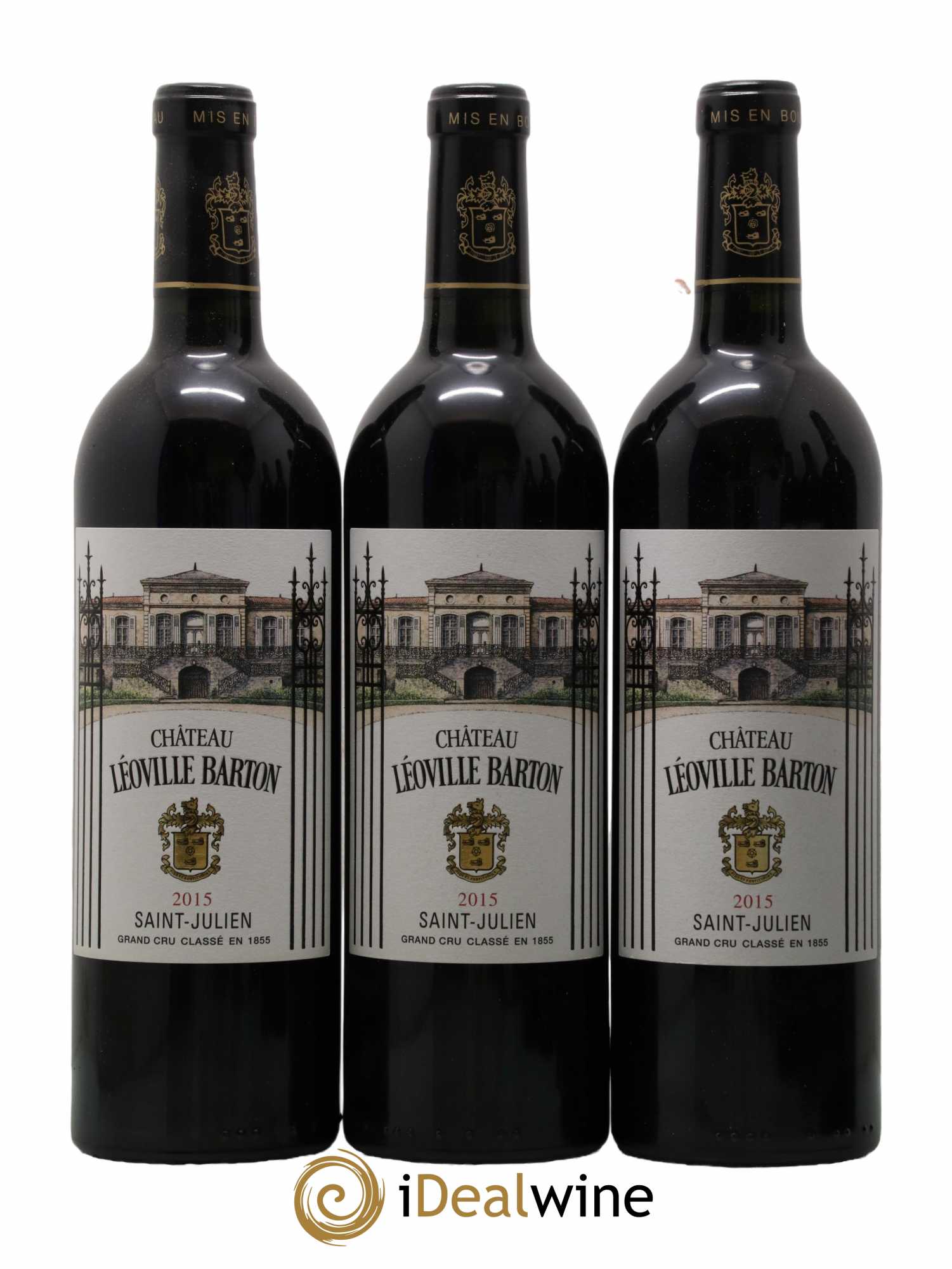 Château Léoville Barton 2ème Grand Cru Classé  2015 - Lot de 6 Bouteilles
