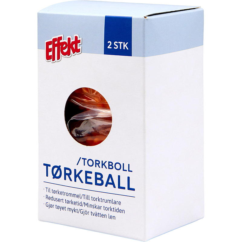 Effekt Tørkekuler 2-pk til tørketrommel, Effekt