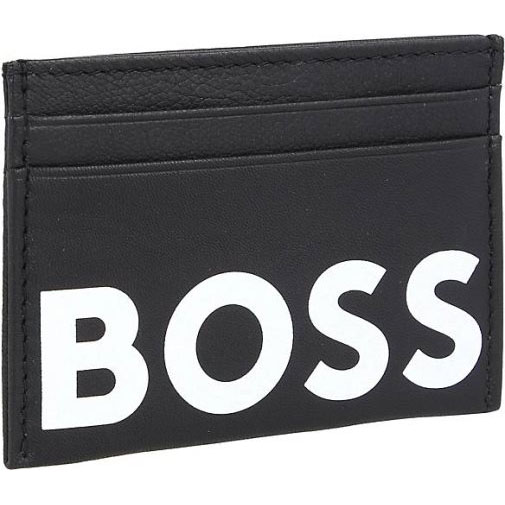 BOSS Big BL Kreditkartenetui RFID Schutz Leder 10 cm
