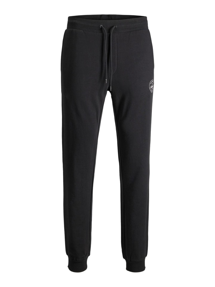 Jack & Jones Jogginghose JPSTGORDON Trainingshose Bequeme Sweat Pants in Schwarz günstig kaufen