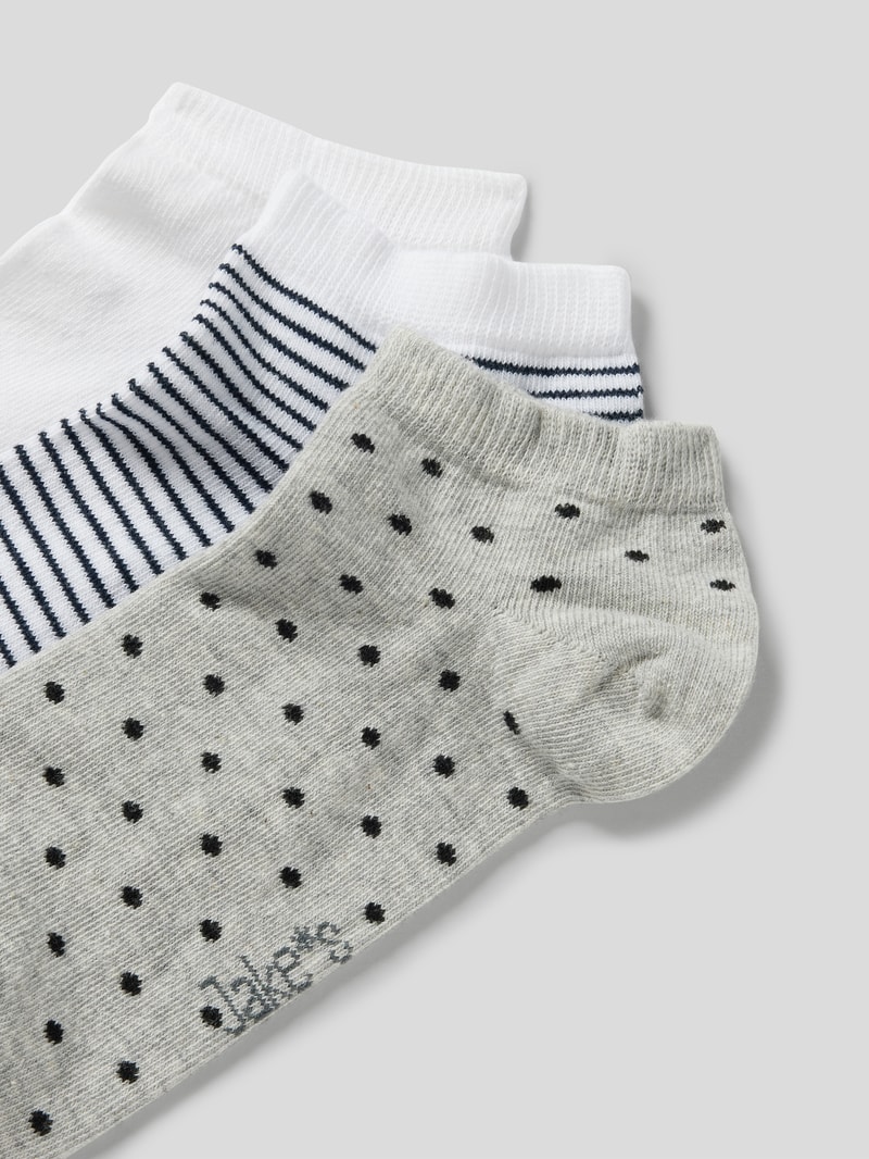 Socken mit Label-Print im 2er-Pack in weiß