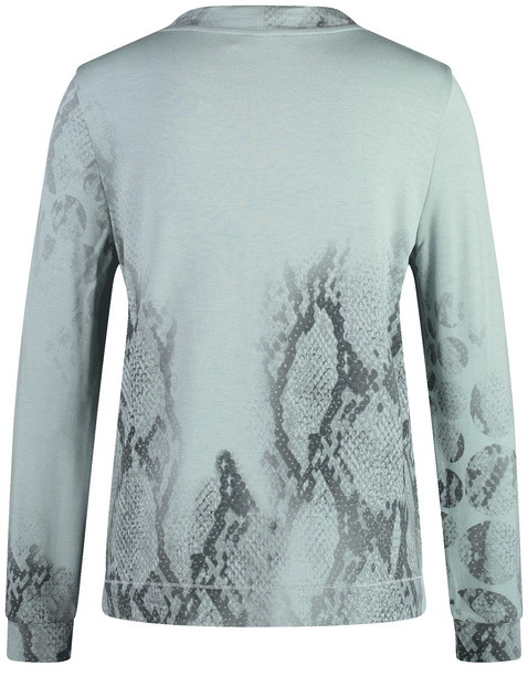Langarmshirt mit Lurex-Details