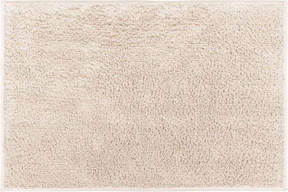 Badematte Marla Grund, Höhe 14 mm, rutschhemmend beschichtet, Baumwolle, quadratisch, Uni Farben, besonders feiner, flauschiger Flor
